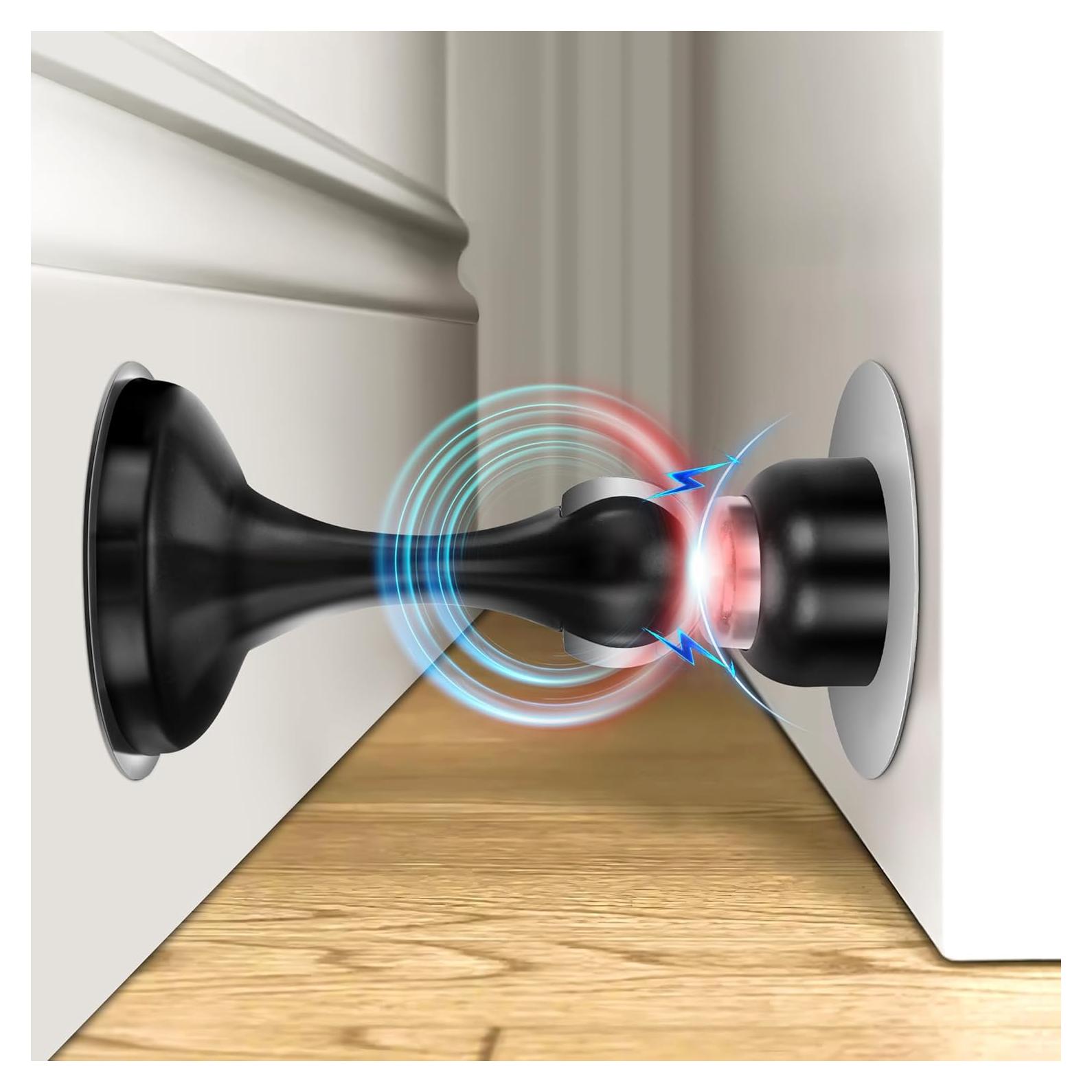 Parachoques de Puerta Magnético Crosize 1 Paquete Acero Inoxidable