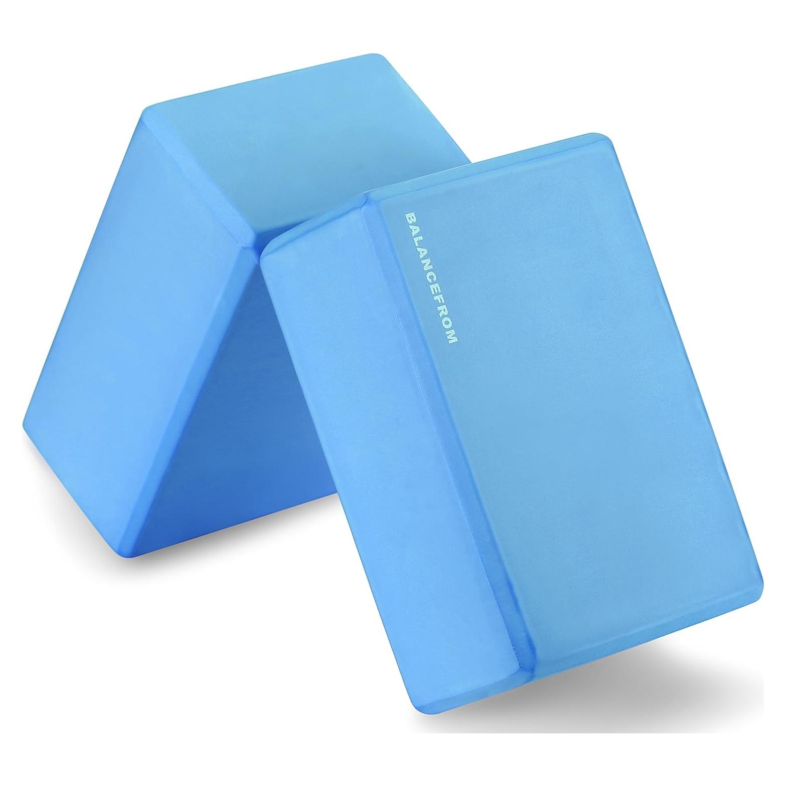 Juego de 2 Bloques de Yoga Fitvids GoYoga 22.86x15.24x10.16 cm