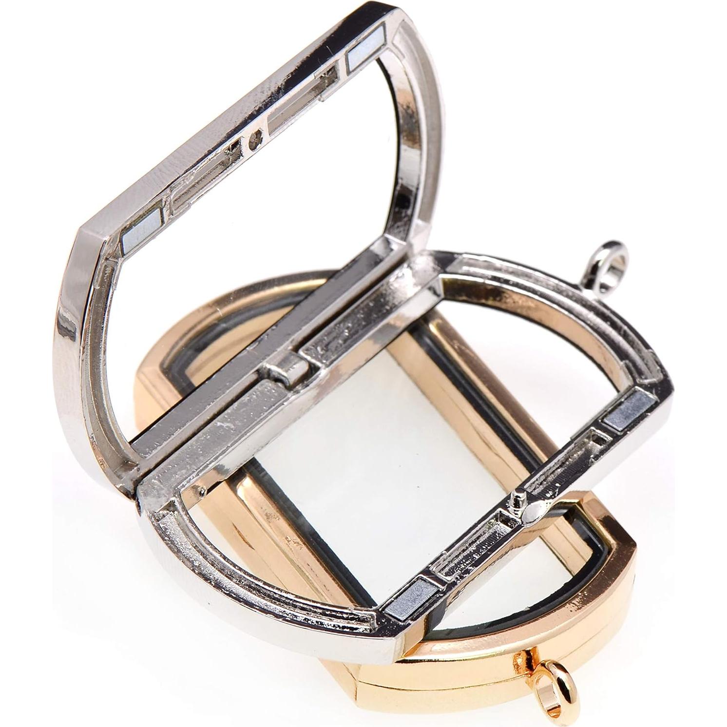 Collar Locket Rectangular Magnético JAYP con Cadena 43 cm