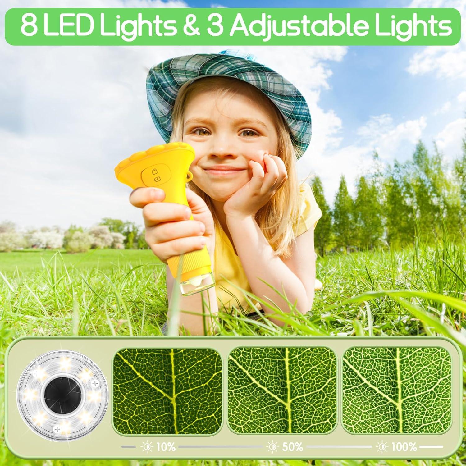 Microscopio de bolsillo WINWEND 1000X para niños - Digital