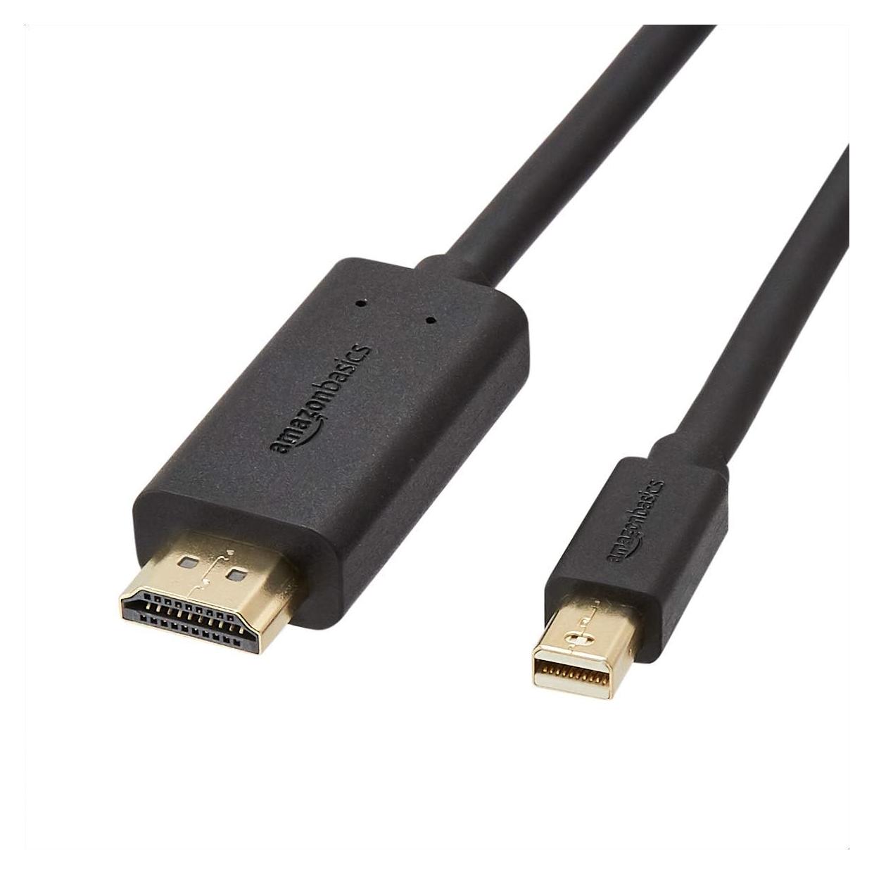 Cable Mini DisplayPort a HDMI Amazon Basics 1.83m 1080p