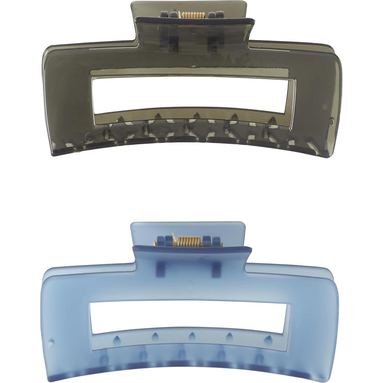 Clips de Garra Rectangular Grande Goody - 2 Piezas Antideslizantes