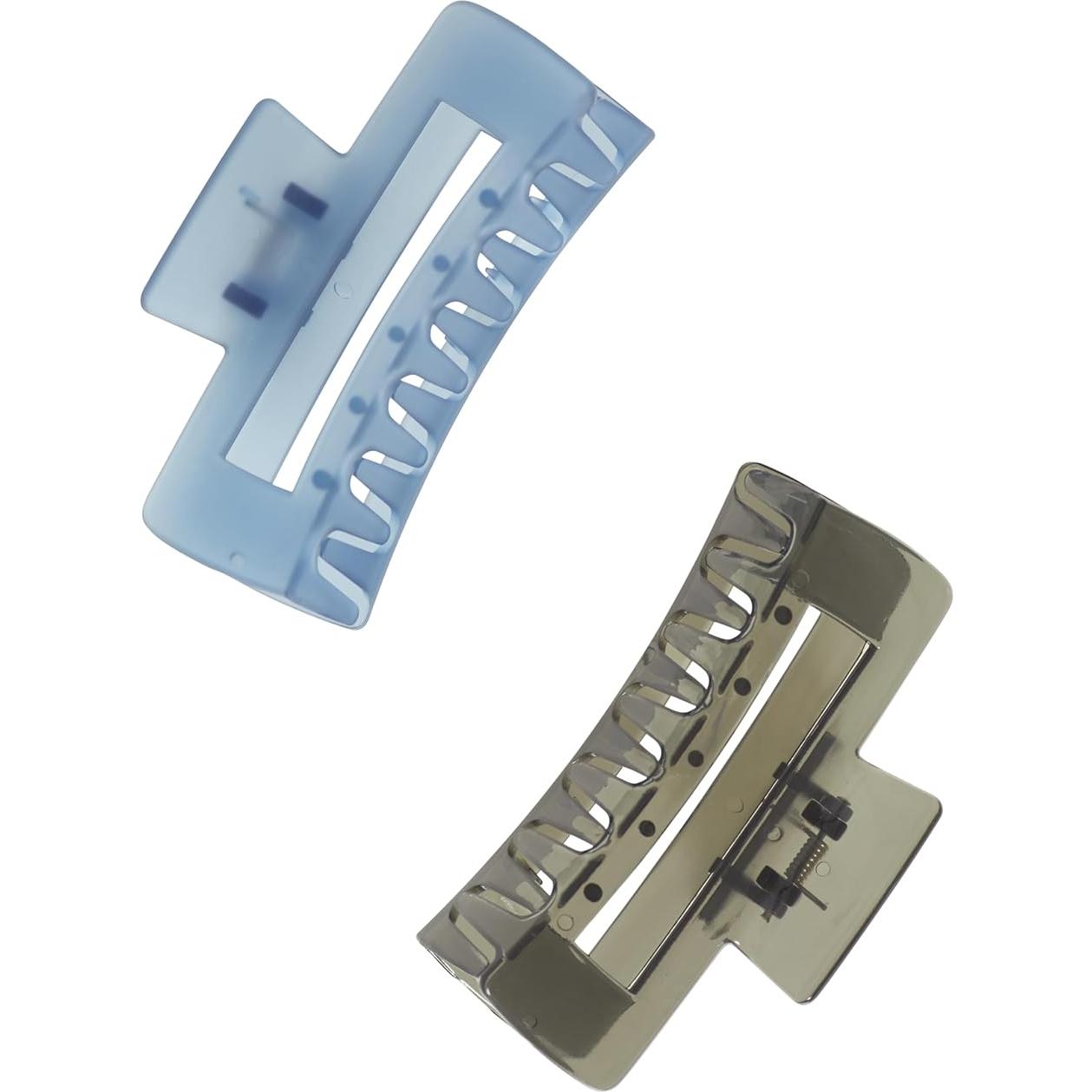 Clips de Garra Rectangular Grande Goody - 2 Piezas Antideslizantes