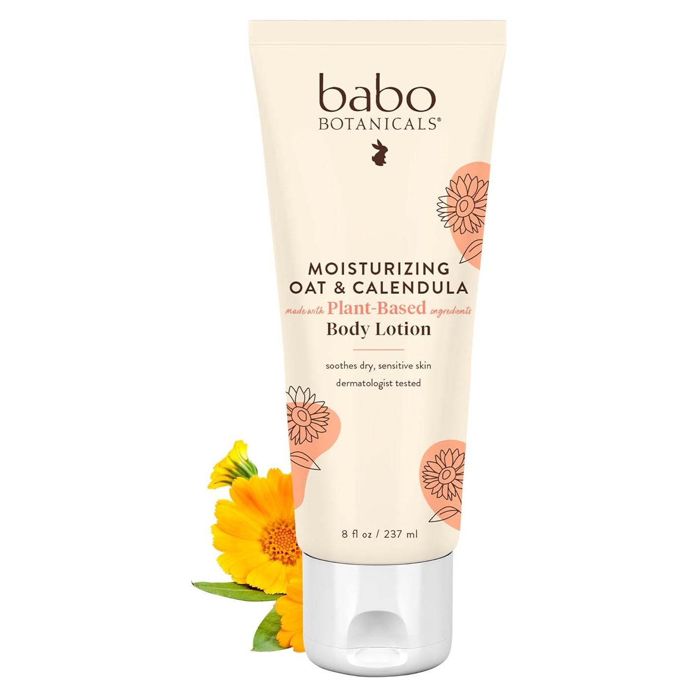 Loción Corporal Hidratante Babo Botanicals 236.6 ml Avena Caléndula