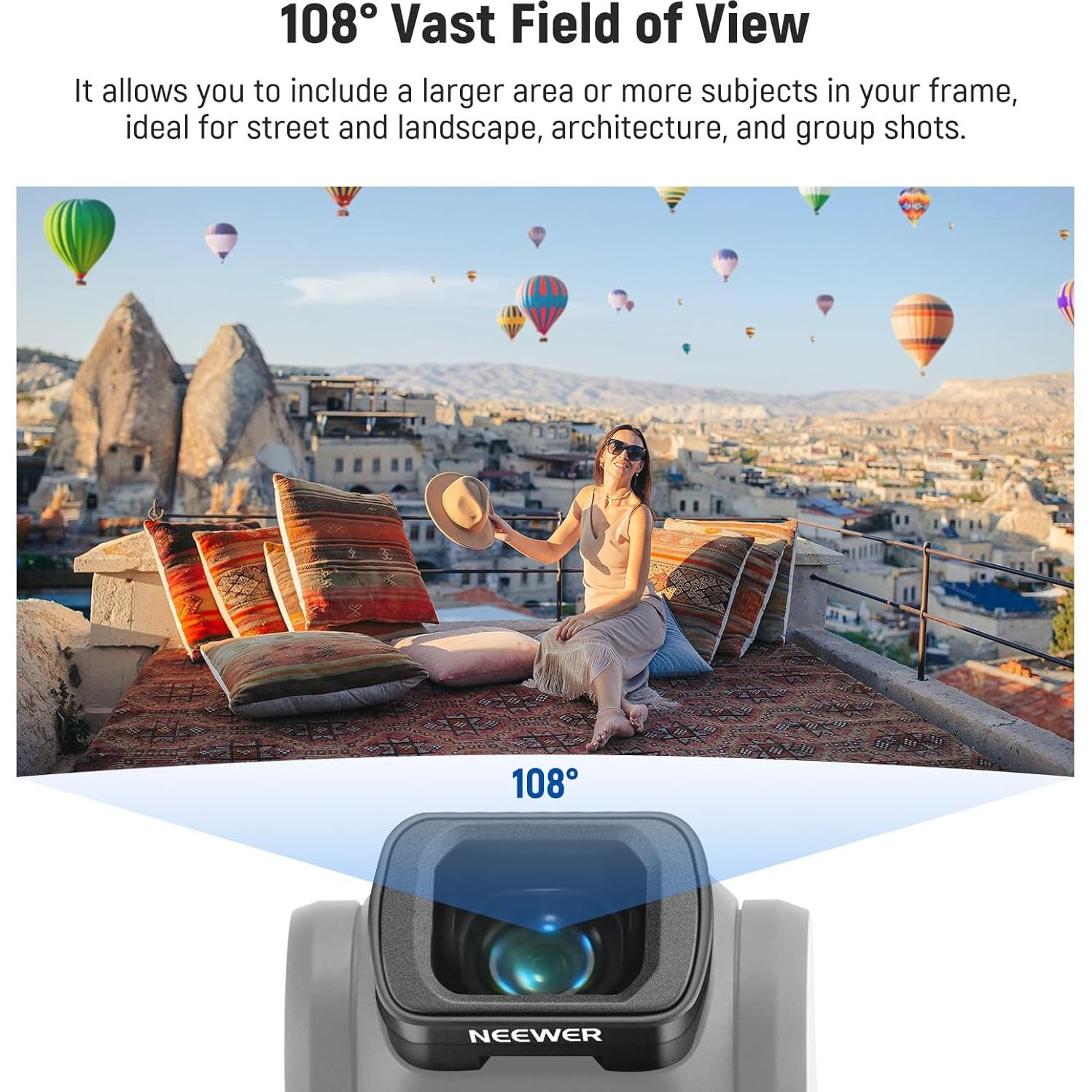 Lente Gran Angular 0.75X y Macro 2X NEEWER para DJI Osmo Pocket