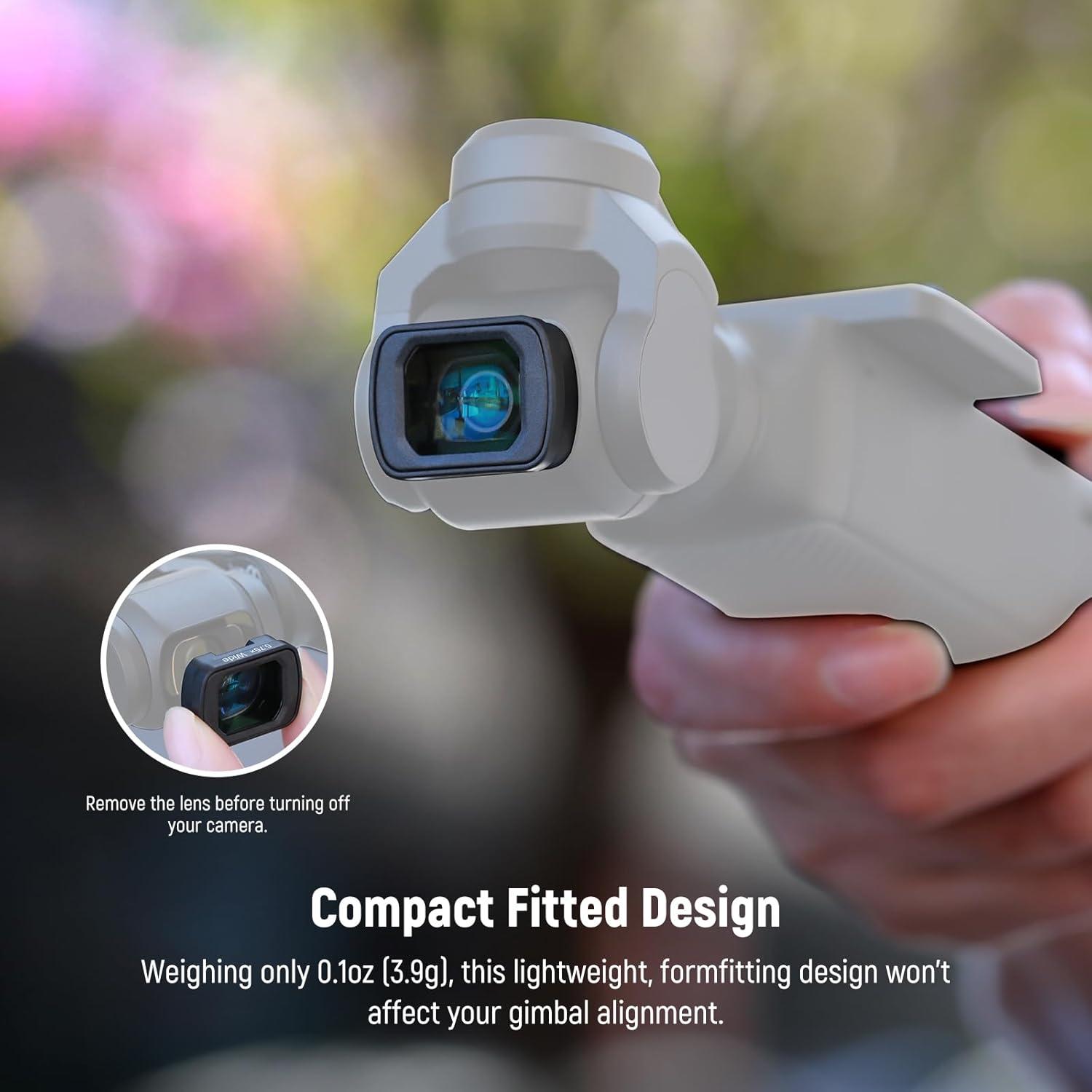 Lente Gran Angular 0.75X y Macro 2X NEEWER para DJI Osmo Pocket