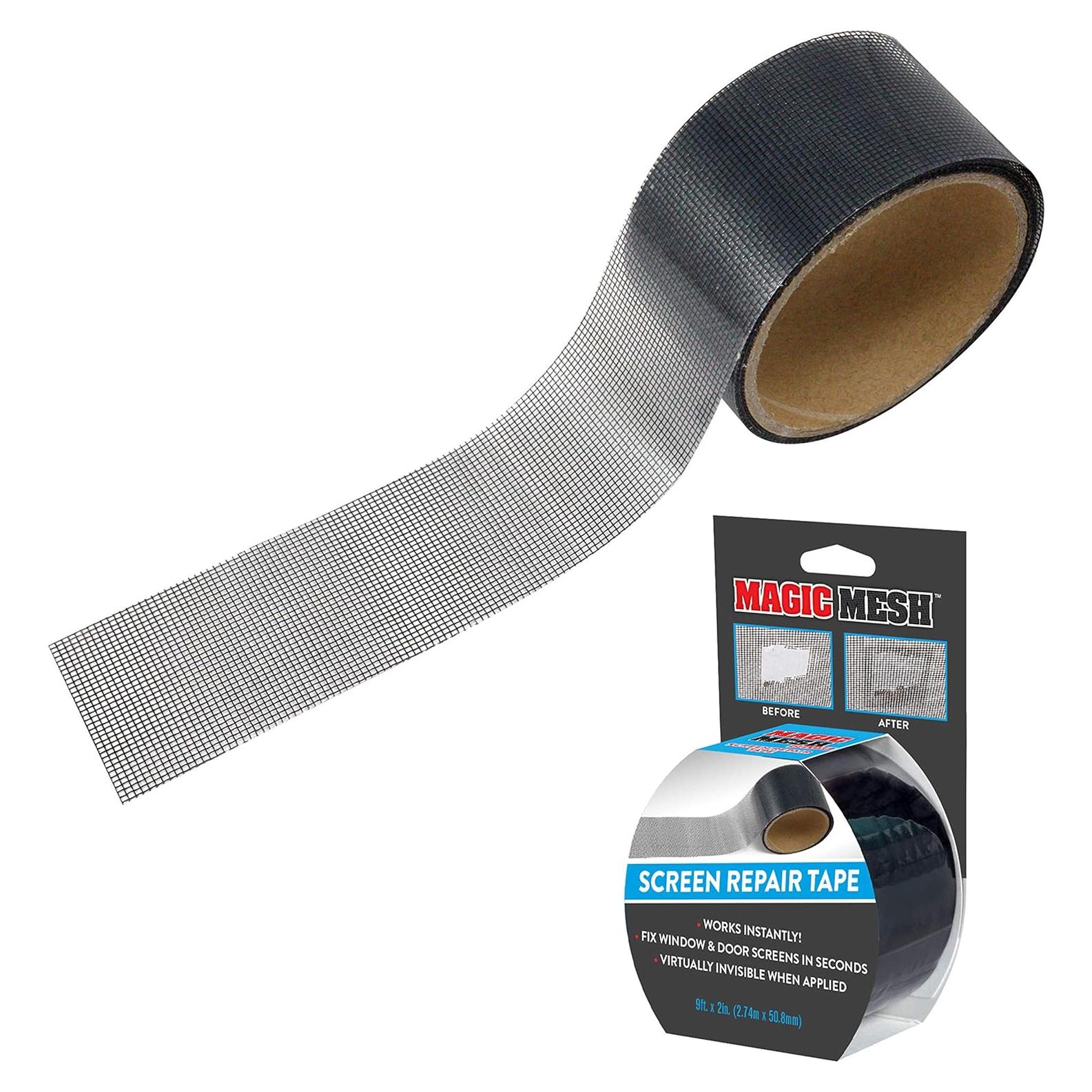 Cinta de Reparación de Pantalla Magic Mesh 2.74m Adhesivo Fuerte
