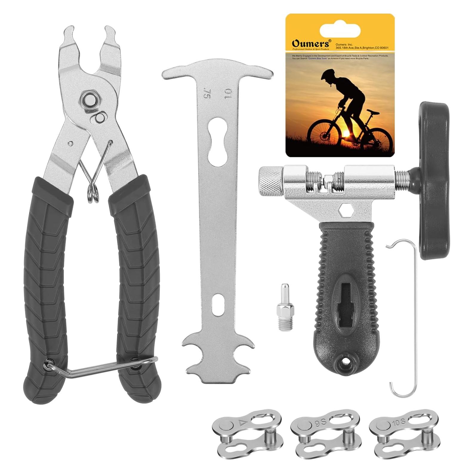 Juego de Herramientas Oumers para Reparar Cadenas de Bicicleta