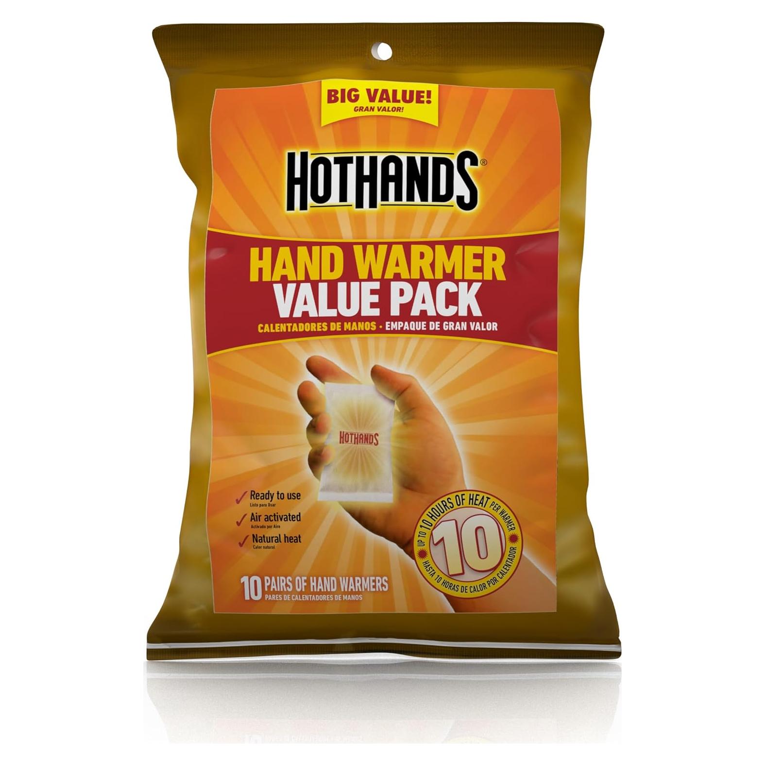 Calentadores de Manos HotHands - Paquete de 10 Unidades