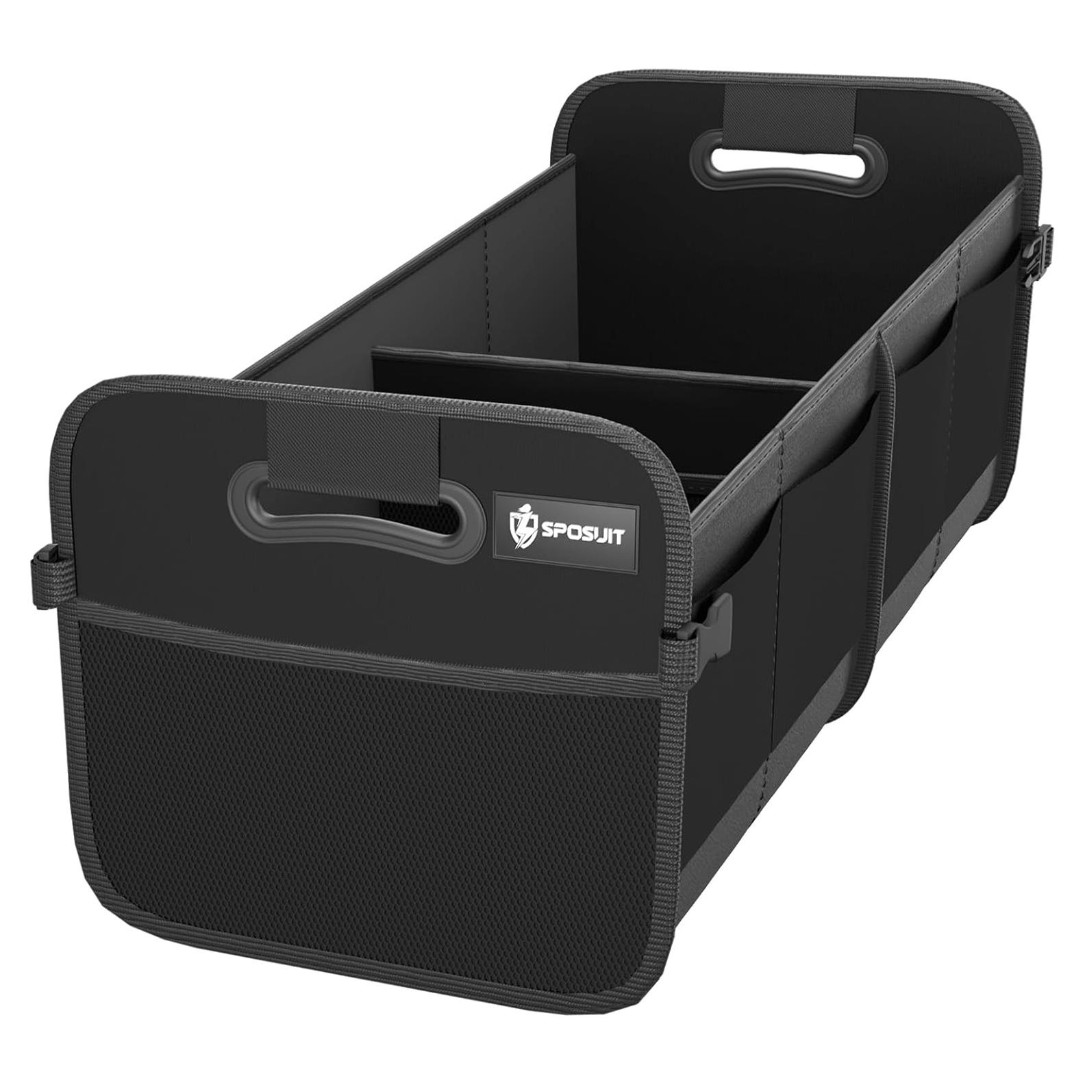 Organizador de Maletero Sposuit 69L Plegable con 11 Bolsillos Negro