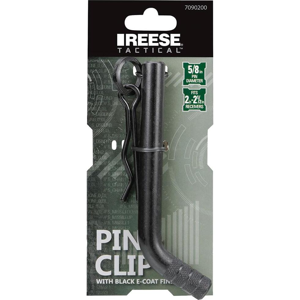 PIN y CLIP Táctico E-Coat Negro REESE 5/8"