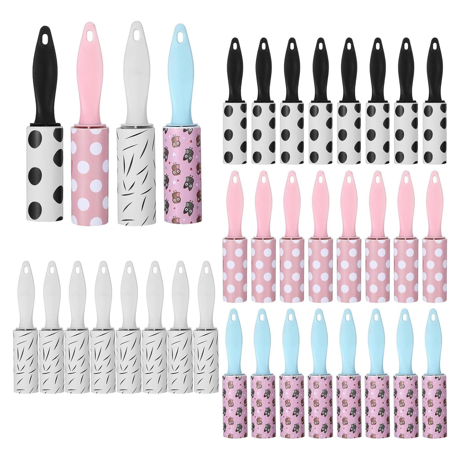 40 Mini Rodillos Quitapelusas Maahongh Viaje Extra Adhesivos