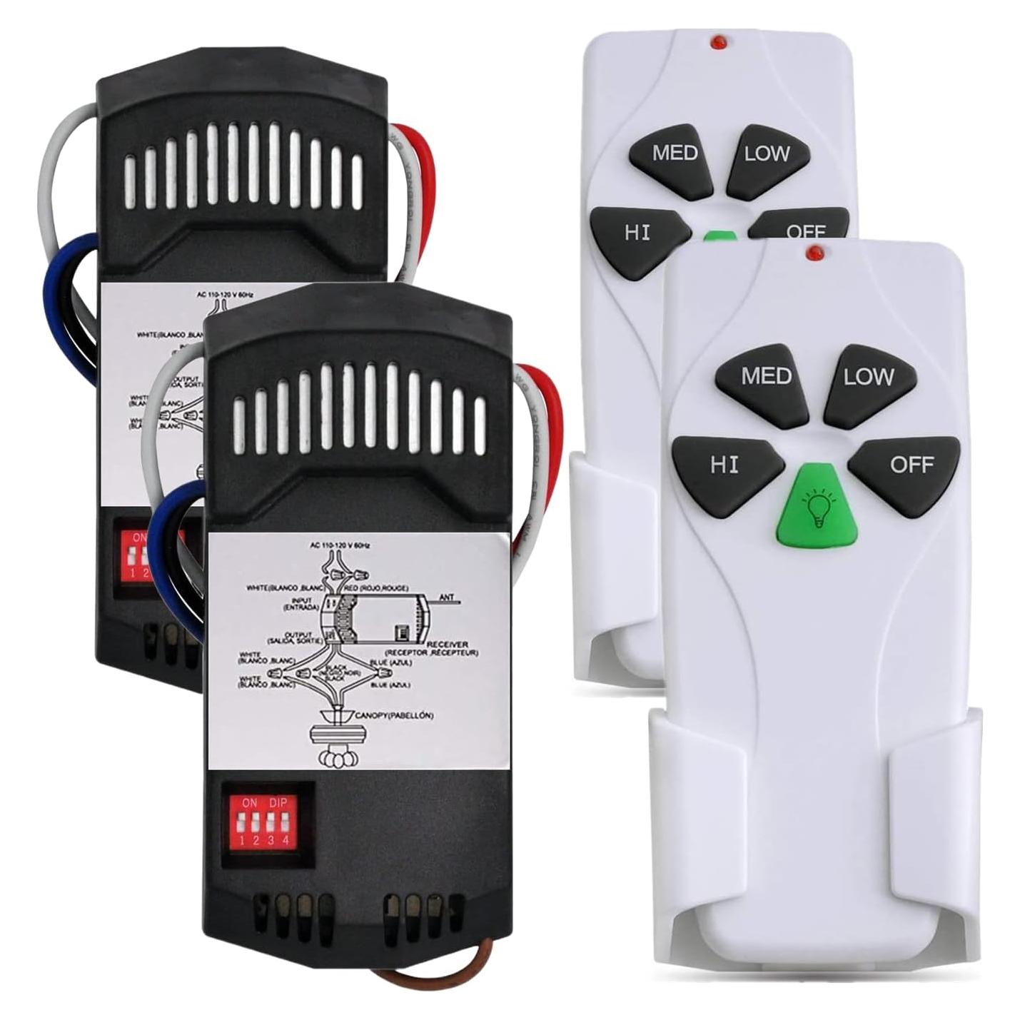 Kit de Control Remoto Universal Nexete 53T para Ventilador de Techo