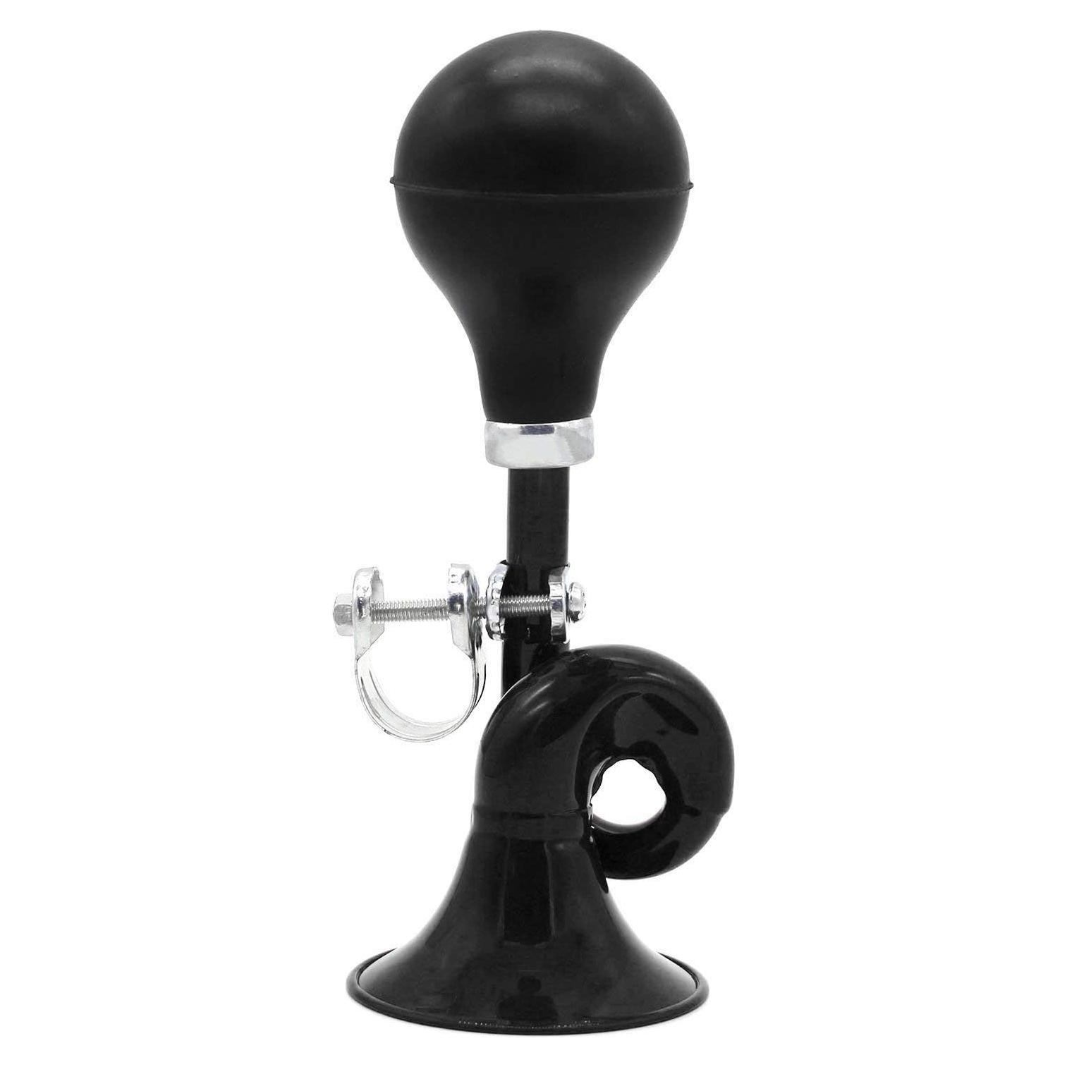 Trompeta Retro Coolrunner para Bicicleta 18cm Metal Negro