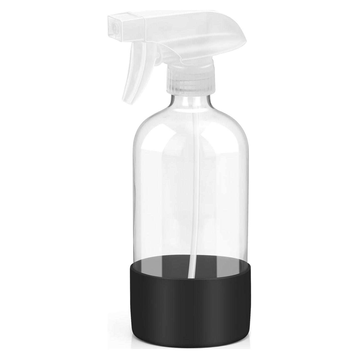Botellas de Spray de Vidrio Rionisor 473ml con Manga de Silicona