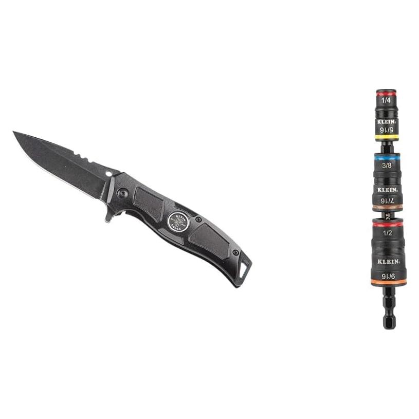 Cuchillo de bolsillo Klein Tools 44228 con hoja de acero inoxidable