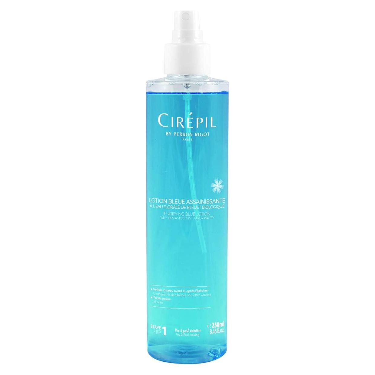 Cirepil Loción Purificante Azul 250ml - Pre y Post Cera Profesional