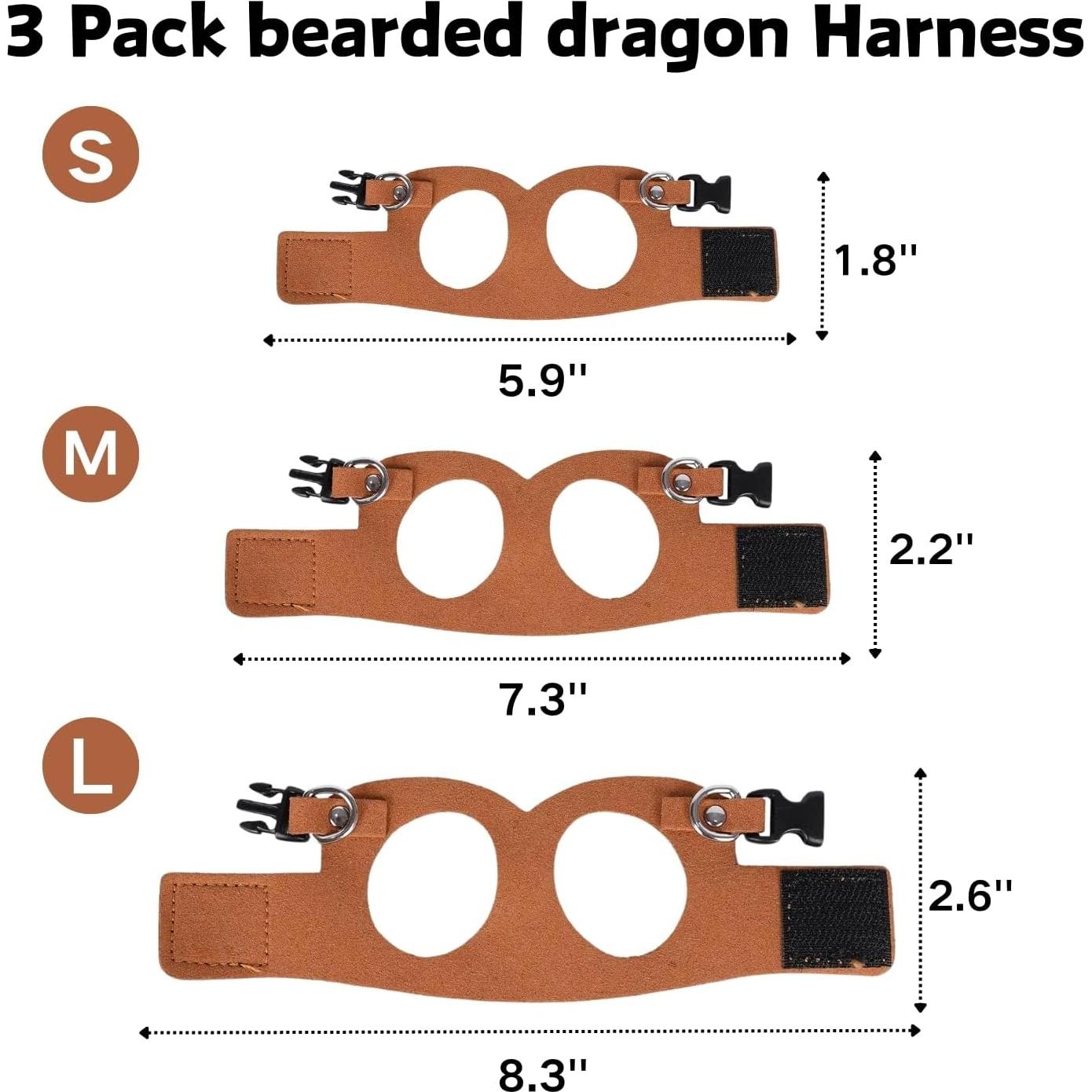 Juego de Arnés y Correa Retráctil SEZDEKI para Dragón Barbudo