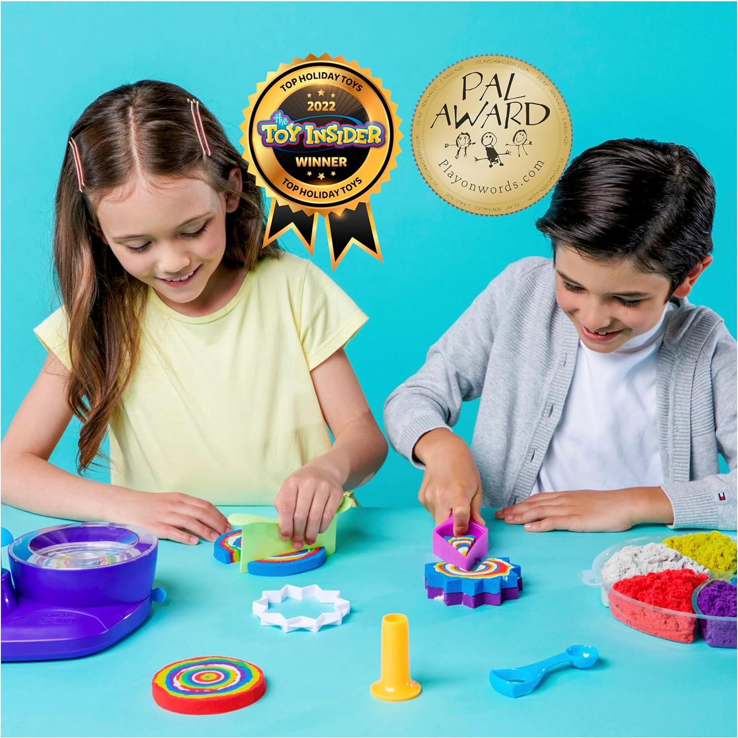 Kinetic Sand Deluxe Swirl N' Surprise 1.13kg Juguete Sensorial