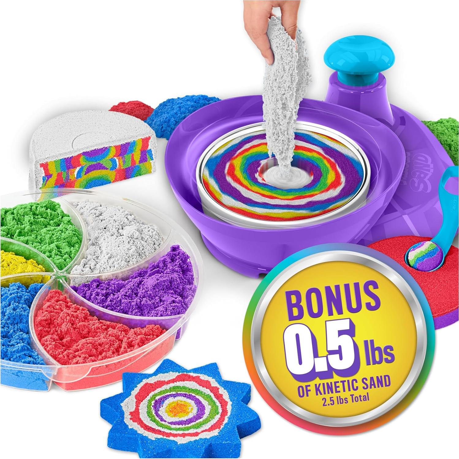 Kinetic Sand Deluxe Swirl N' Surprise 1.13kg Juguete Sensorial