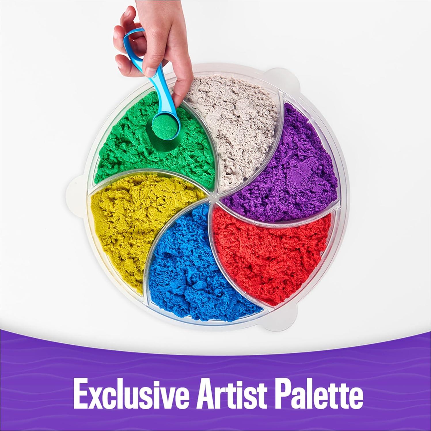 Kinetic Sand Deluxe Swirl N' Surprise 1.13kg Juguete Sensorial
