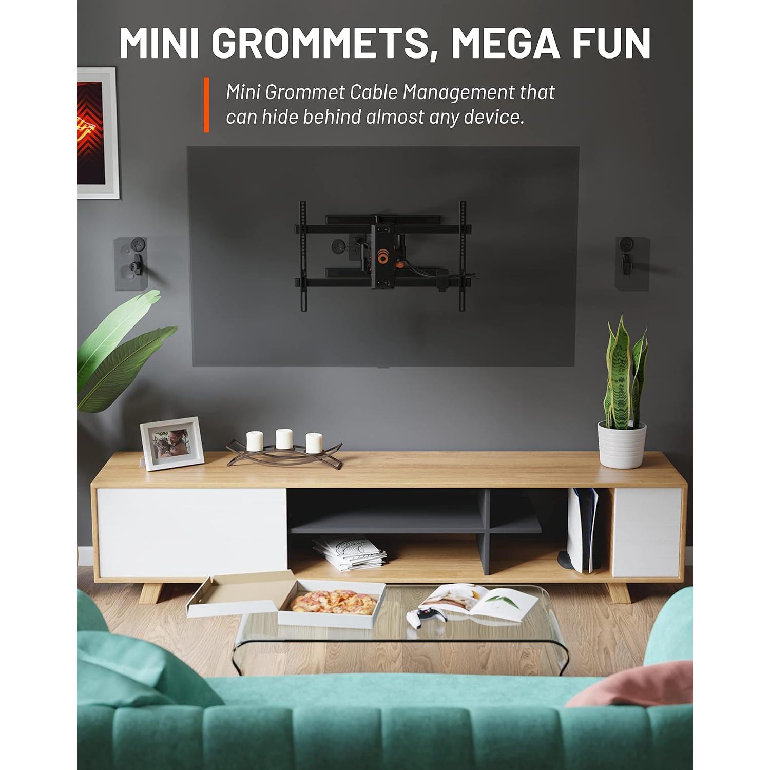 Ocultador de Cables ECHOGEAR Mini 2.5" (6.35 cm) Negro