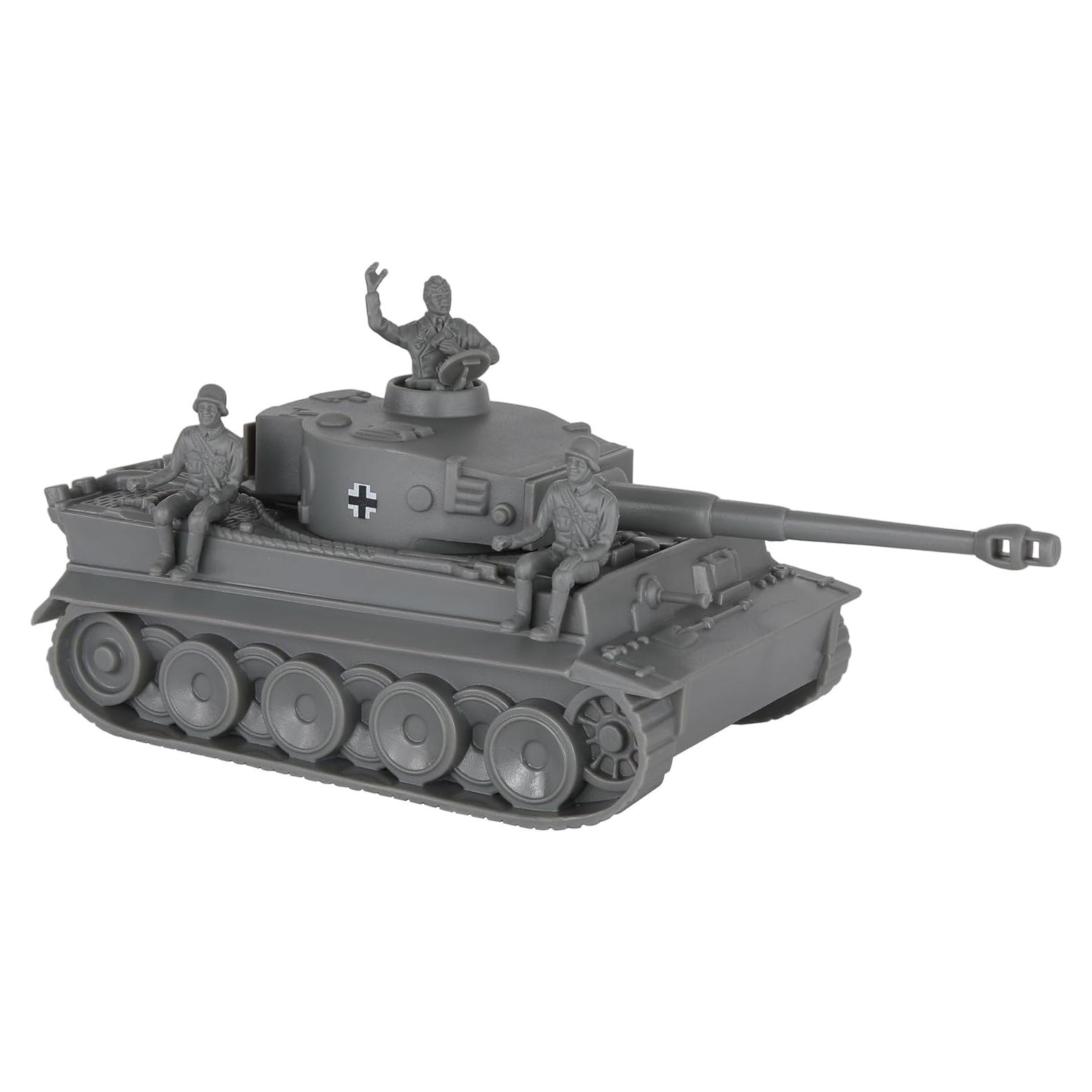 Tanque Tigre I Alemán WW2 BMC Toys 22.23 cm Gris 1:38