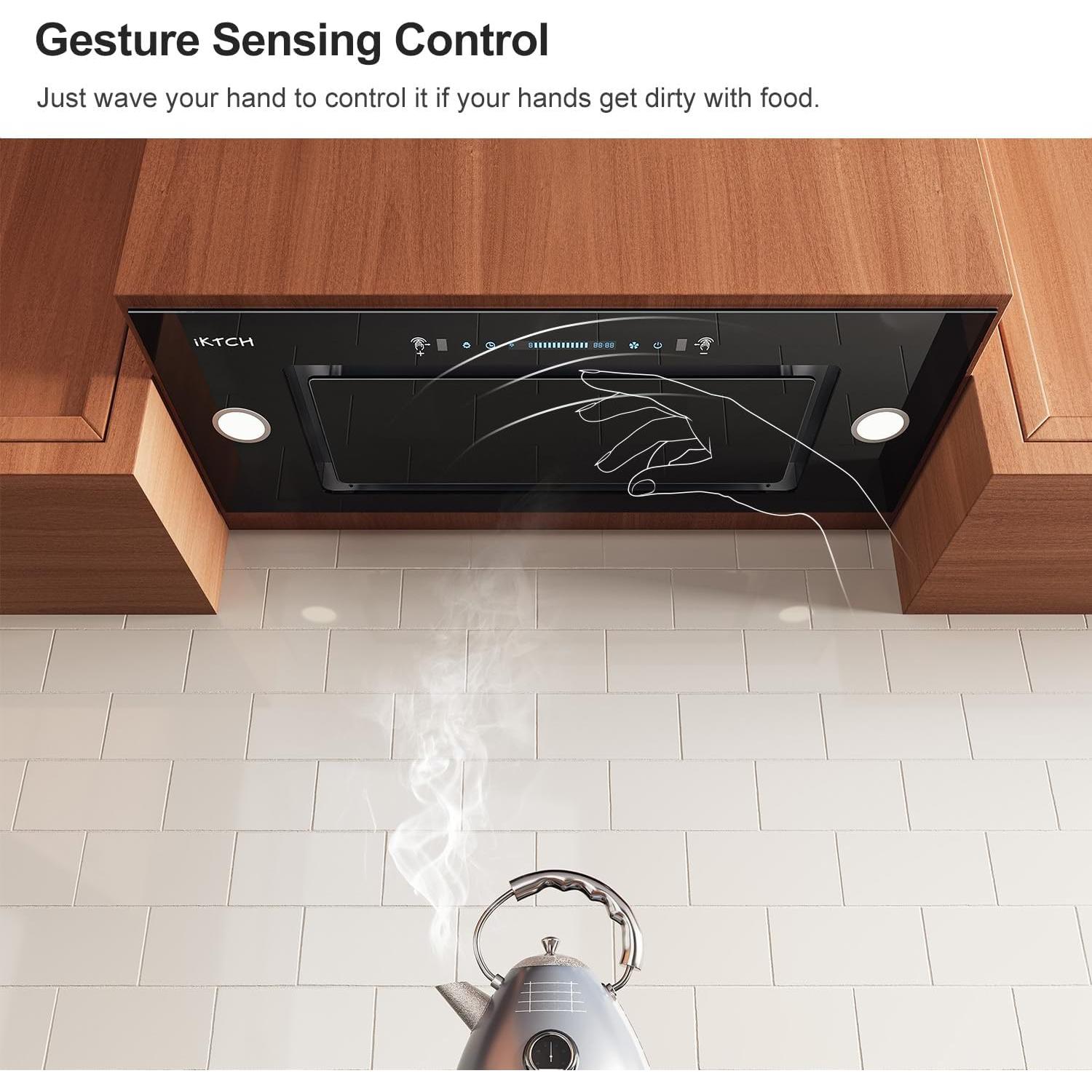 Campana Extractora IKTCH 30" Ductada 900 CFM Acero Inoxidable