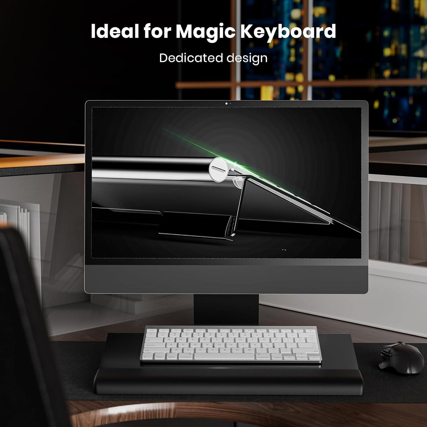 Soporte de Teclado Ergonómico Klearlook con Reposamuñecas Negro