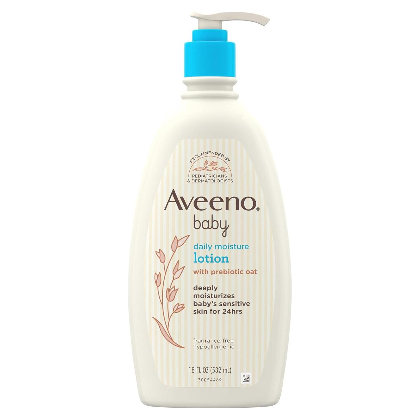 Loción Corporal Hidratante Aveeno Baby 532 ml Hipoalergénica