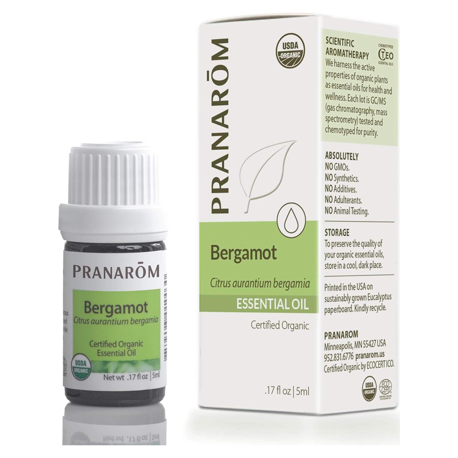 Aceite Esencial de Bergamota Pranarom 5ml Orgánico 100% Puro