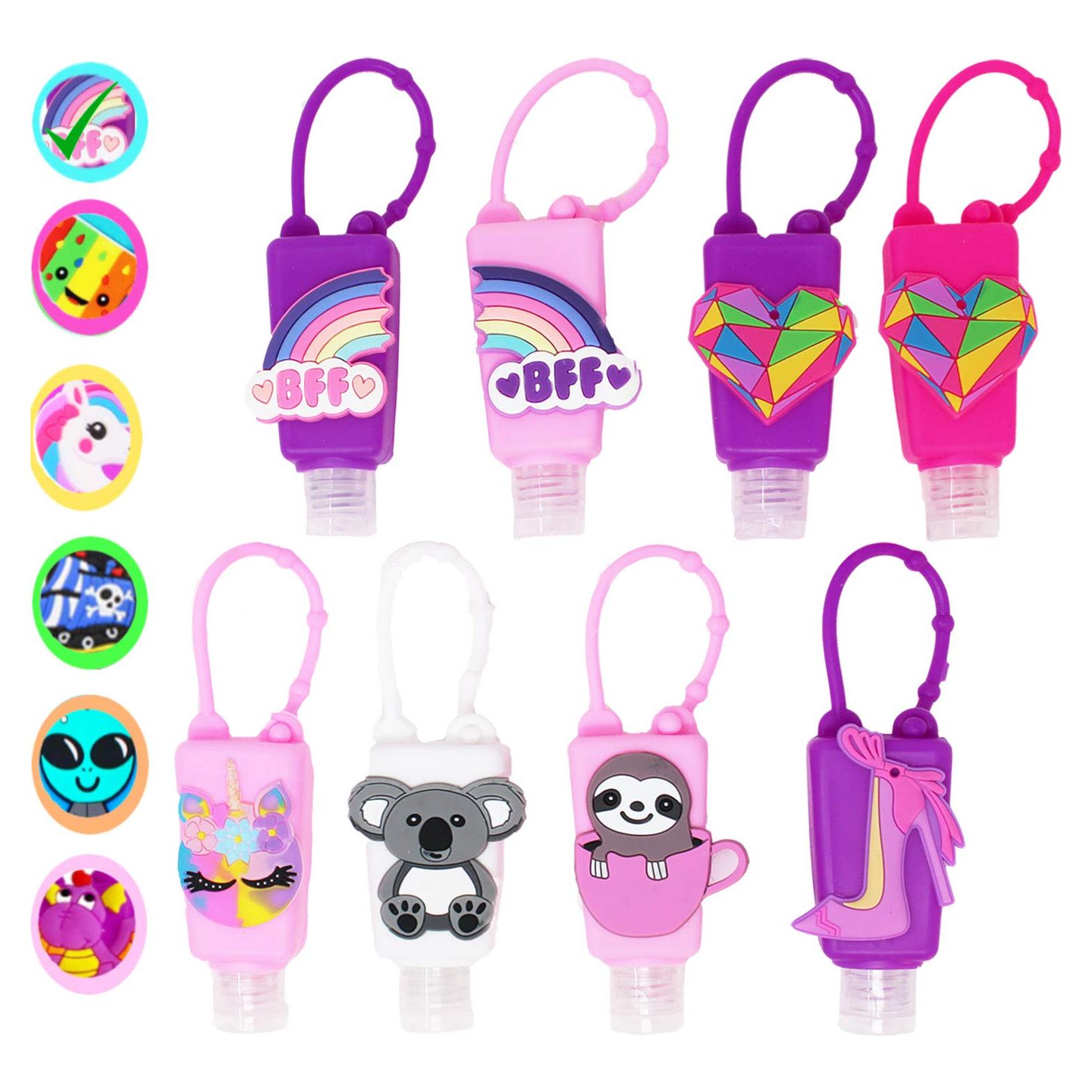 8 Pack Botellas Vacías Gel Antibacterial KINIA BFF 30 ml