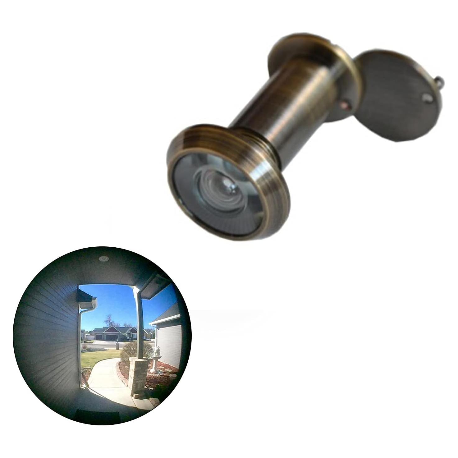 Mirador de Puerta TOGU de Latón Sólido 220 Grados Bronce Antiguo