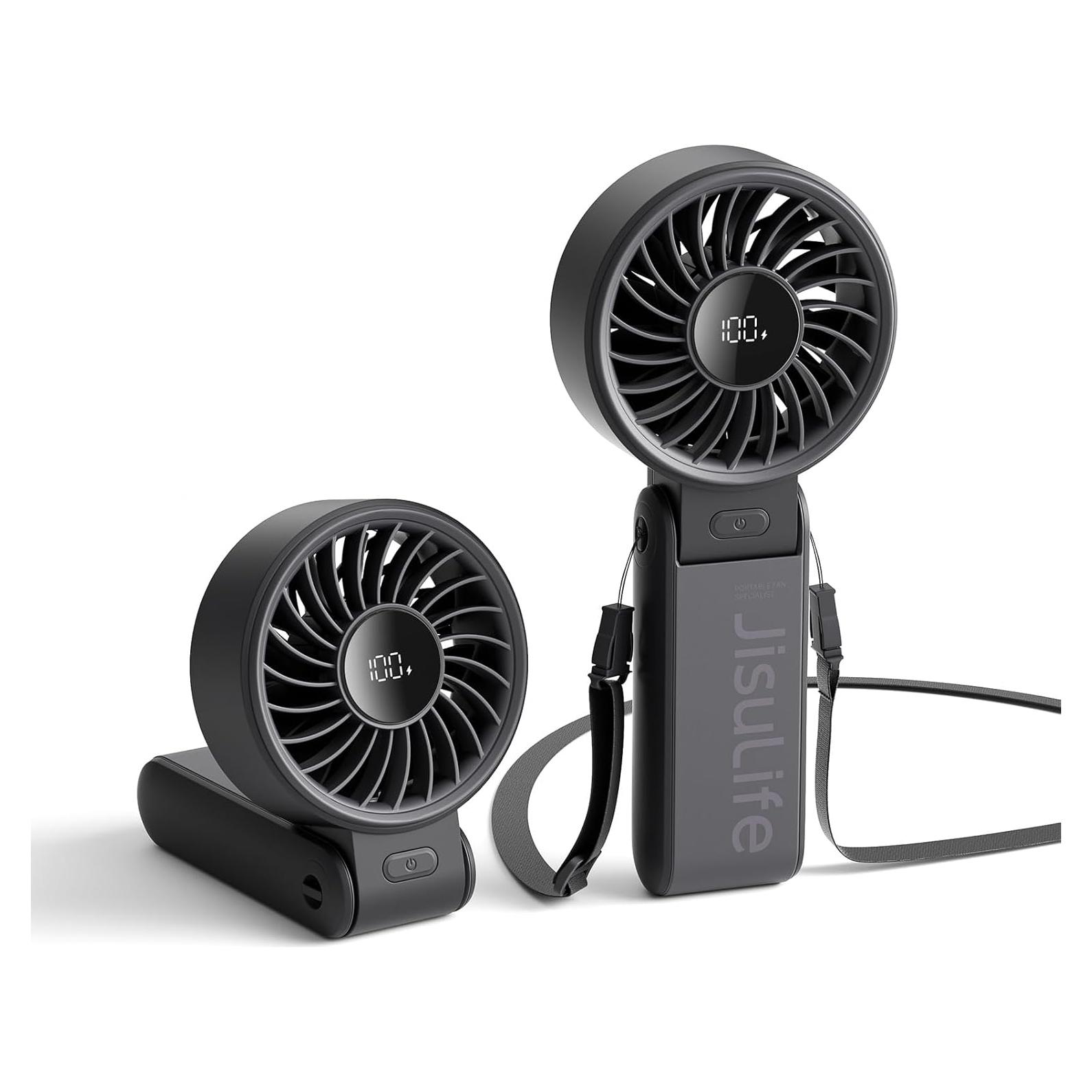 Ventilador de Mano JISULIFE Life7 5000mAh 5 Velocidades