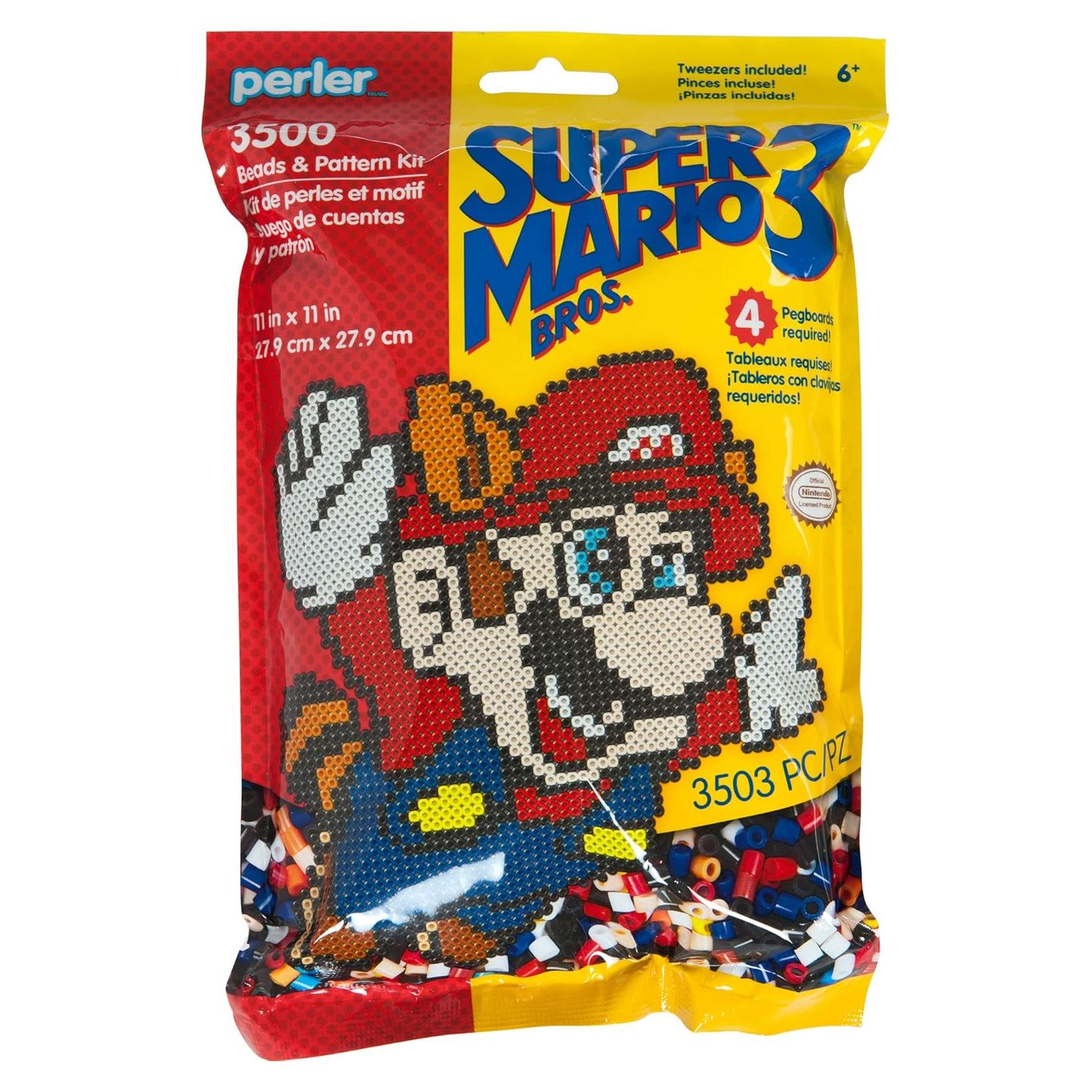 Kit de Manualidades Perler Super Mario - Bolsa de Patrón Grande