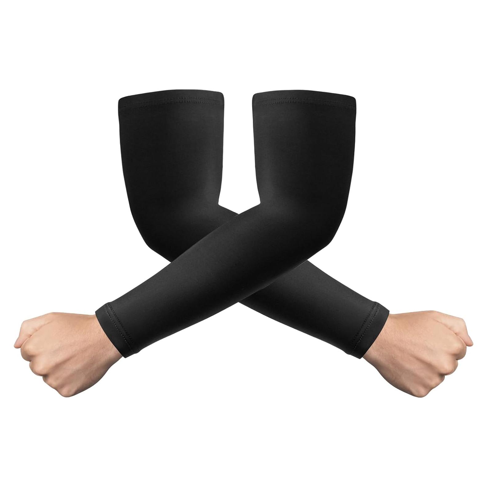 Mangas de Brazo Xeoxarel UPF 50+ Unisex - 1 Par Negro