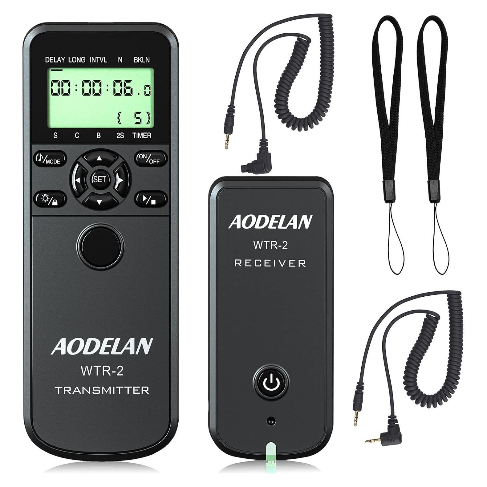 Control Remoto Inalámbrico AODELAN para Canon EOS R y más