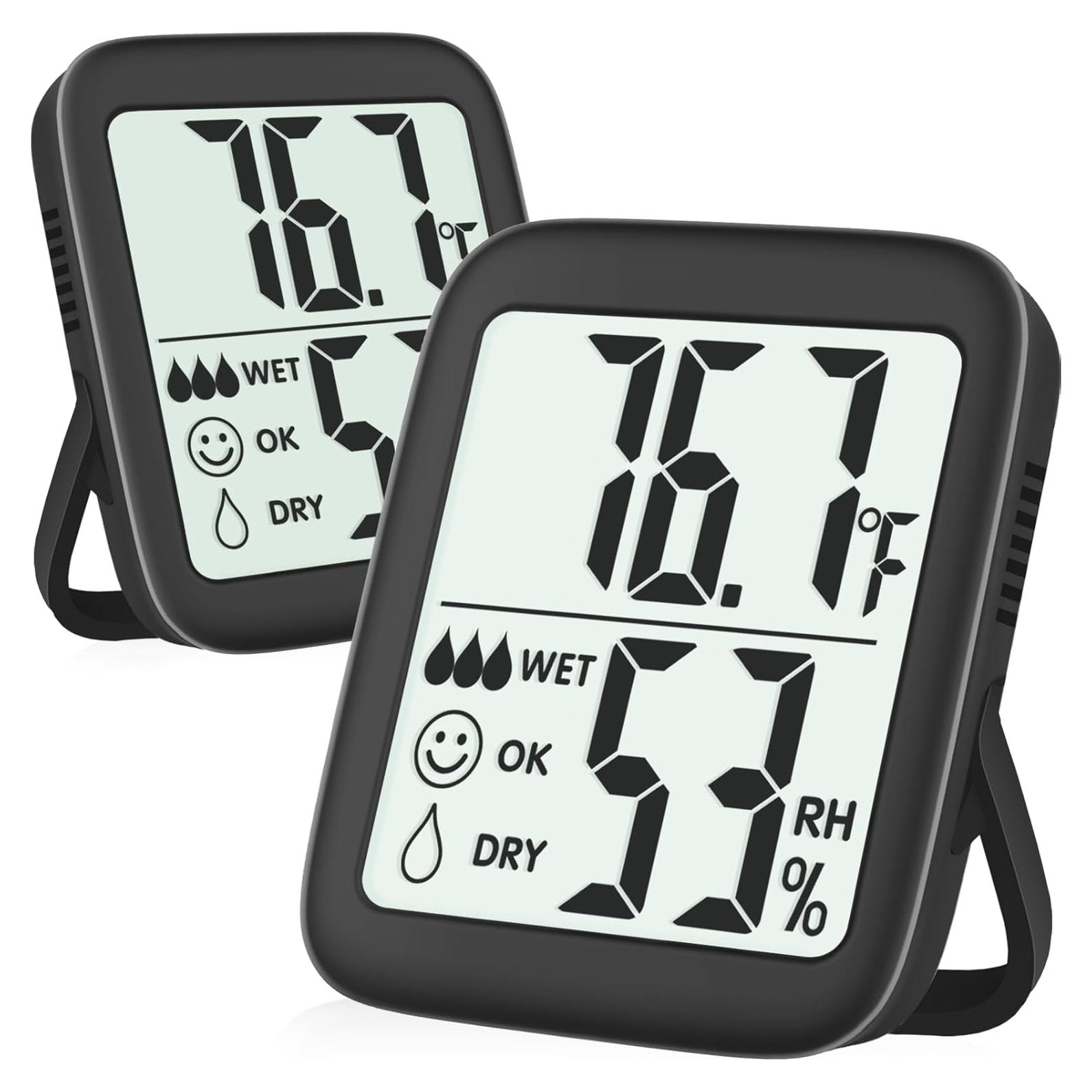 Termómetro Higrómetro Digital Antonki 2 Pcs - Precisión 1°C