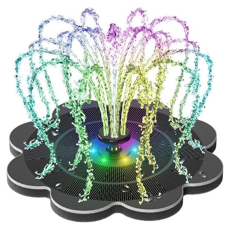 Fuente Solar SZMP 3.5W Flor Coreopsis con 7 Boquillas