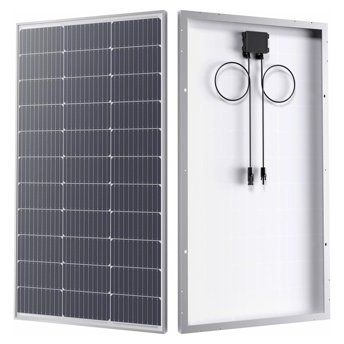 Panel Solar Monocristalino Callsun 100W 12V Alta Eficiencia