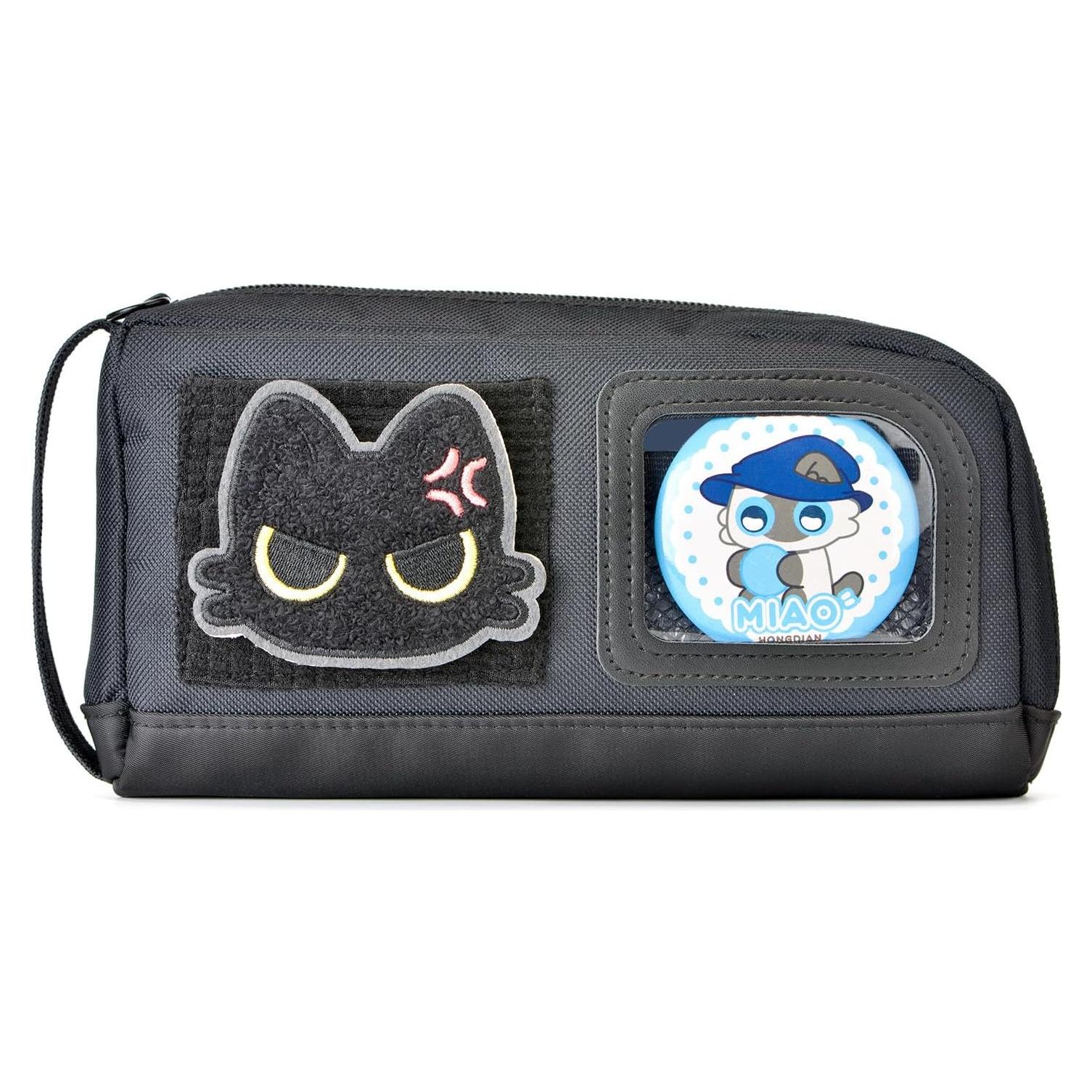 Estuche de Lápices Lanxivi Gato Adorable Negro 20x11cm