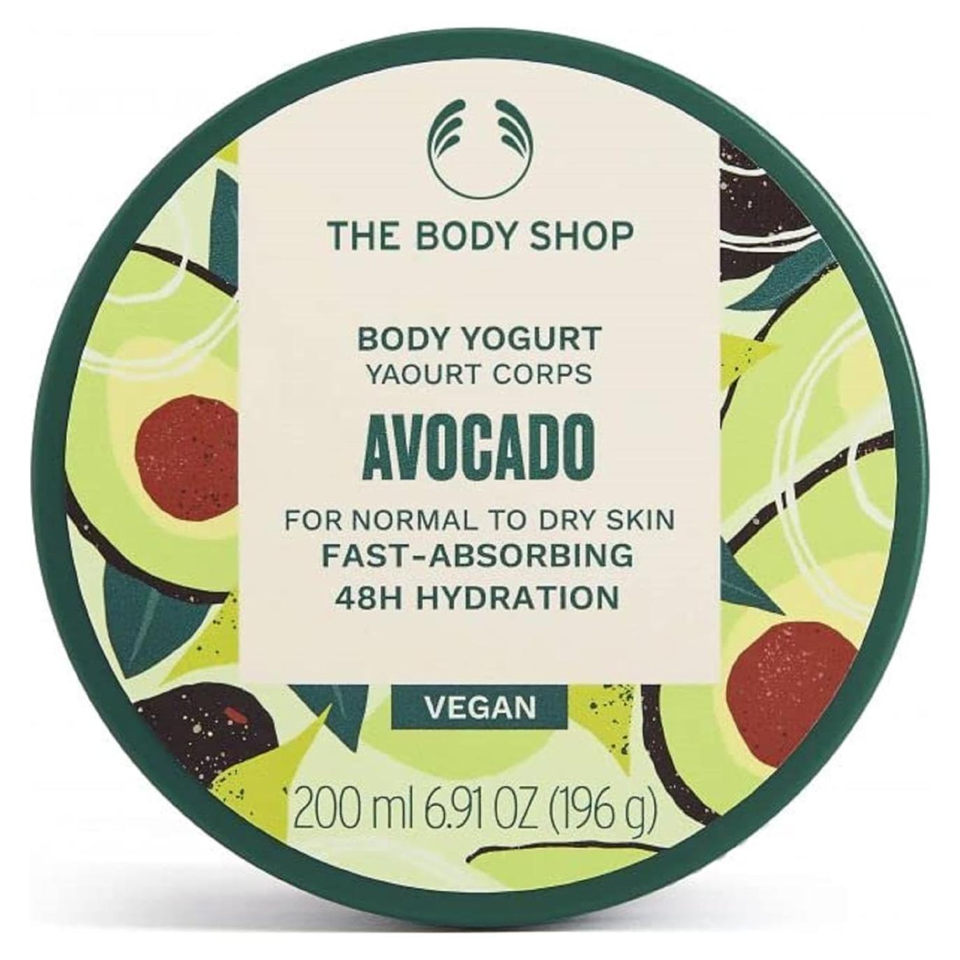Yogur Corporal Hidratante The Body Shop Aguacate 196g Vegano