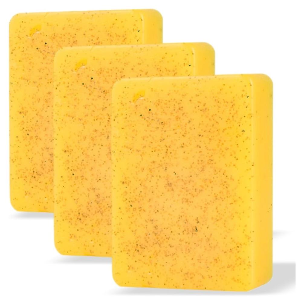 Jabón Natural de Limón y Cúrcuma Beauty Beauty - 3 Piezas