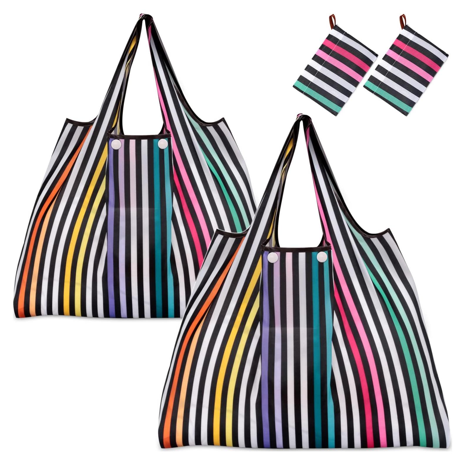 Bolsas de Compras Reutilizables KINGMAS Plegables Ecológicas 50 cm