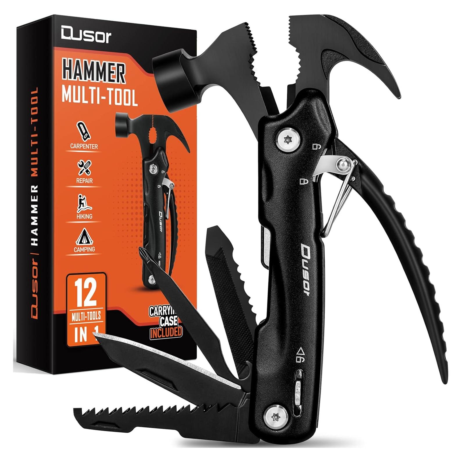 Martillo Multiherramienta Dusor 12 en 1 para Camping