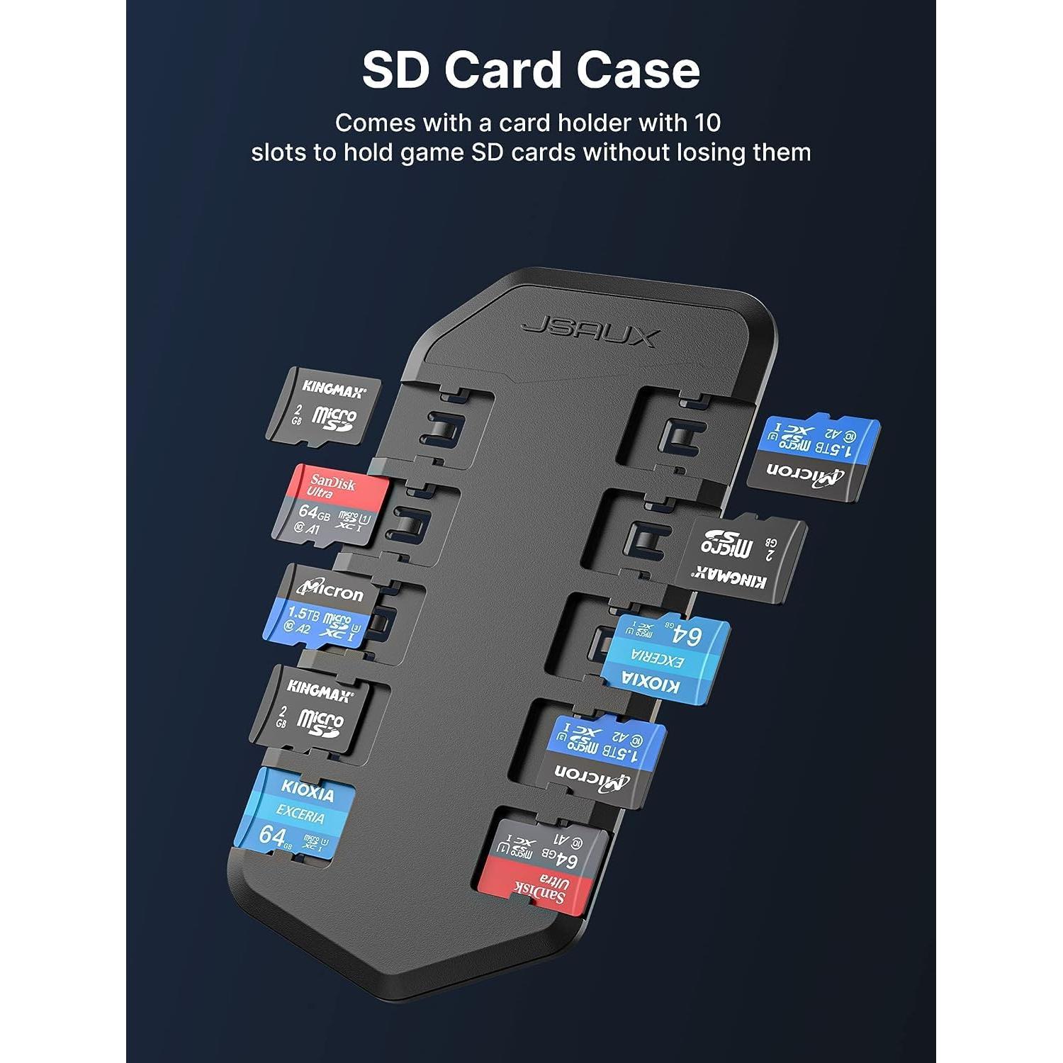 Funda JSAUX para Steam Deck y ROG Ally con Almacenamiento