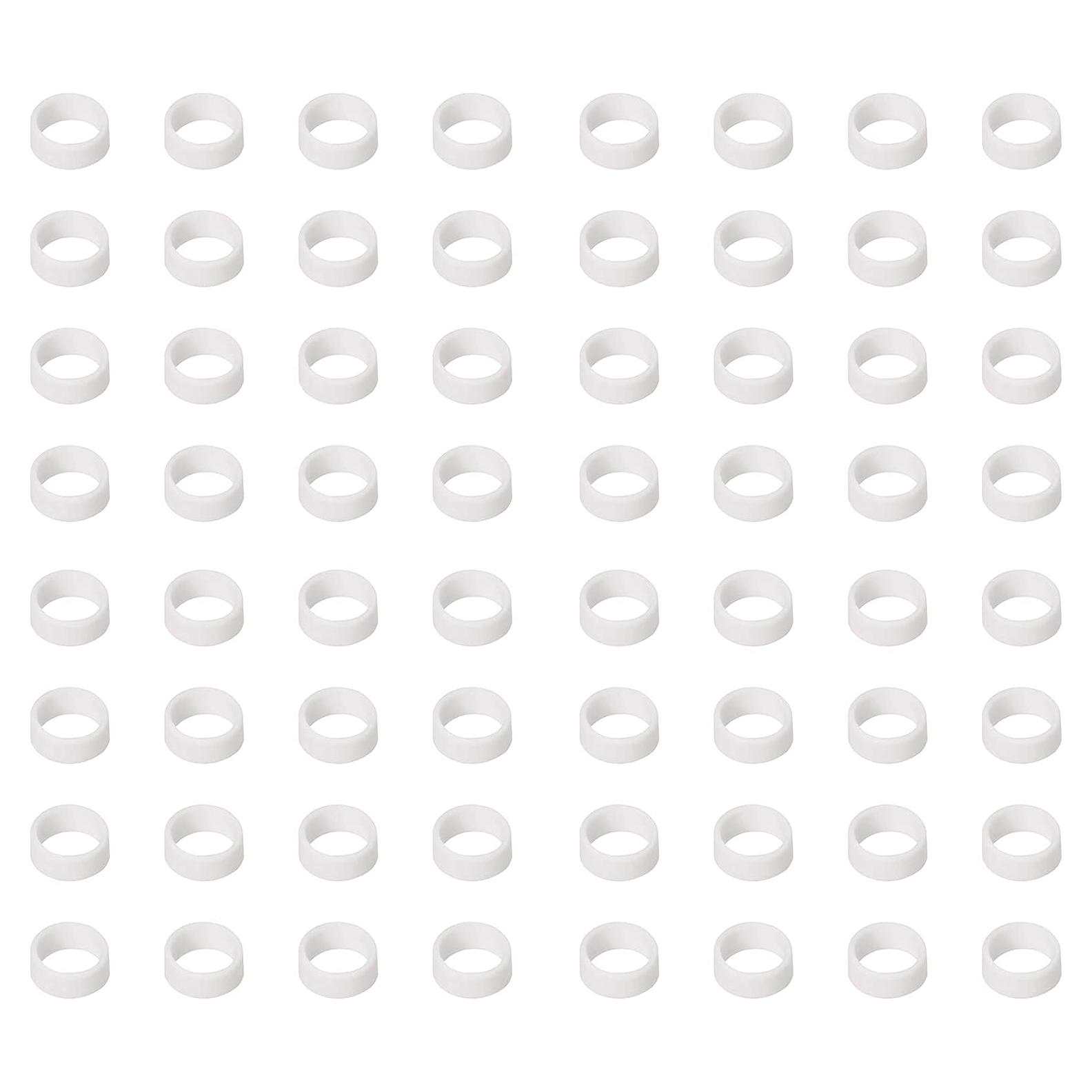 200 Bridas de Silicona Ruwado 12 mm para Organización de Cables