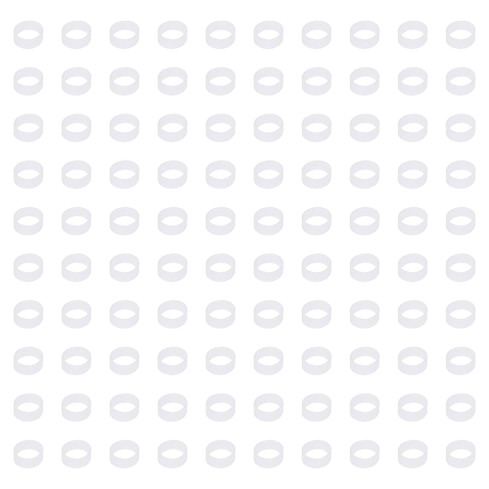 200 Bridas de Silicona Ruwado 12 mm para Organización de Cables