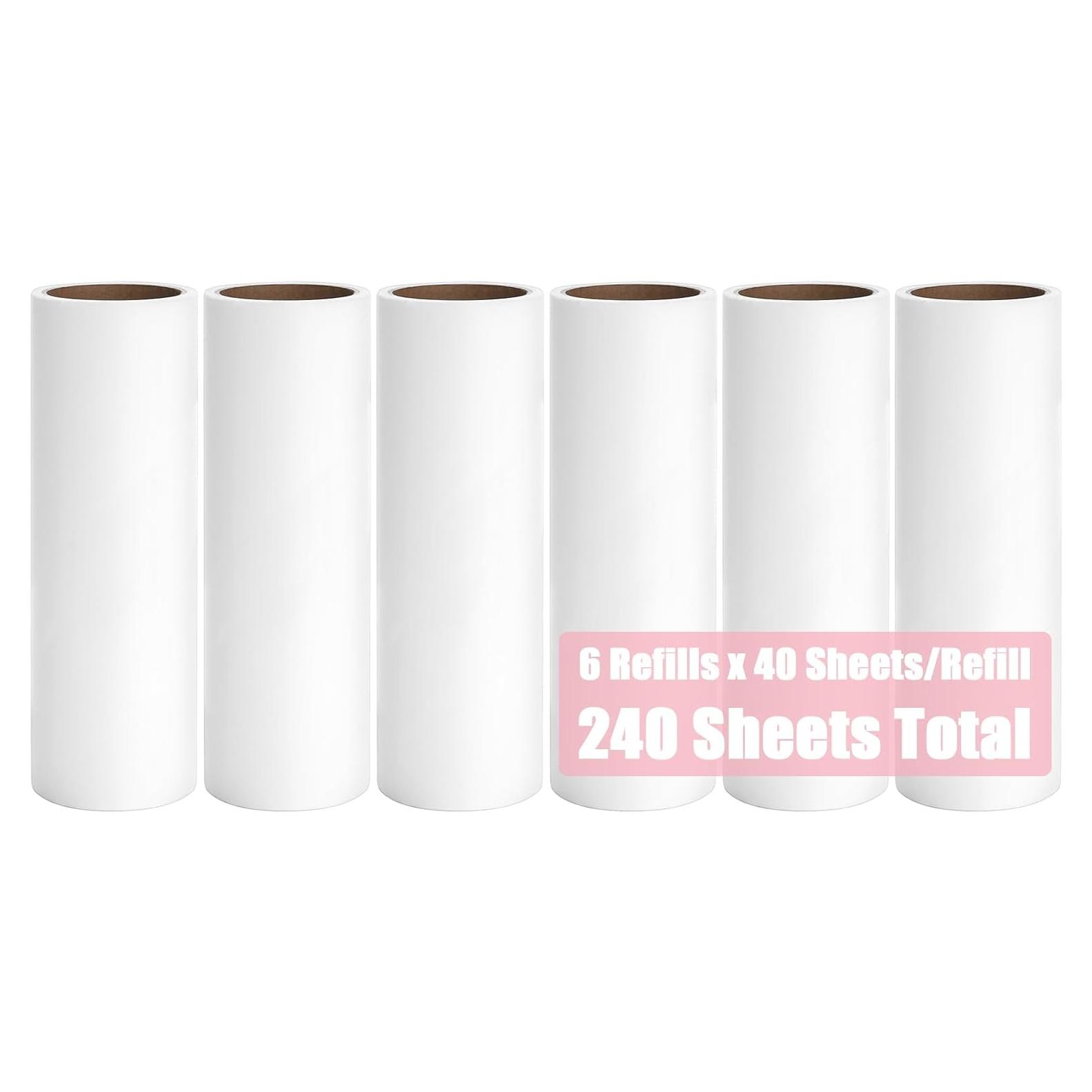Rellenos para Rodillo Quitapelusas MINGRACE Mini 6 Rollos 240 Hojas