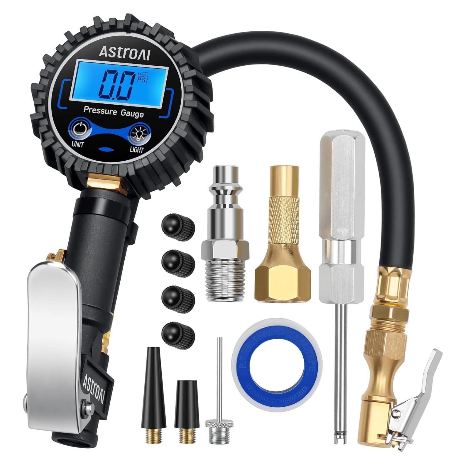 Medidor Digital de Presión de Neumáticos AstroAI 250 PSI